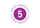 Bosch 5-year warranty